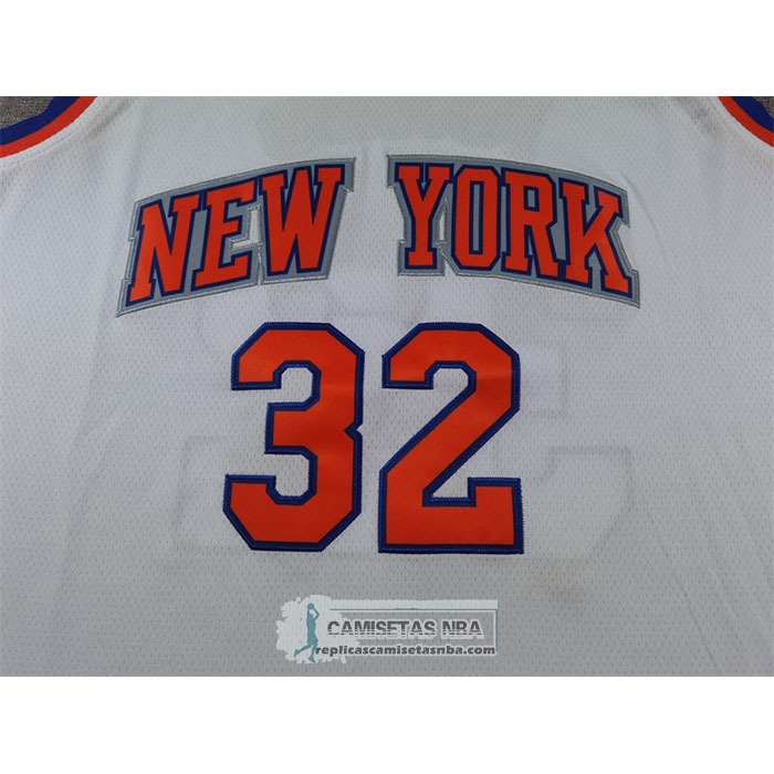Camiseta New York Knicks Karl-Anthony Towns NO 32 Association 2024-25 Blanco